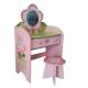 Superway New Wooden Children Dressing Table with Mirror