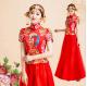 High end Embroidery traditional Chinese wedding dress with High Neck LXHS-2319
