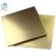 H62 H65 Brass Plate 5mm , thin brass sheet C67400 for thermal devices