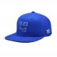 Custom Fitted Hat Unstructured Snapback Cap  3d Puff Embroidery  Blue Snapback Hats Caps