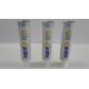 Matt Surface Design Empty Toothpaste Tubes With Smooth Balck Cap , Flexible Printing