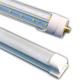 Aluminum Alloy T8 LED Tube Light Single Pin V Shape 4ft Milky Cover