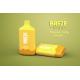 Breze Stiik BS 6500 Puffs Disposable Vape Bar Atomizers Banana Taffy Flavors