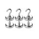 Super Strong Heavy Duty Neodymium  Silver Magnetic Hooks Magnets
