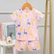Children Summer Pyjama Sets Home Wear Giraffe Pattern For 50cm 54cm Bust
