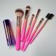 Skin Friendly Cosmetic Makeup Brush Set 7pcs Bristle Gradient Retractable