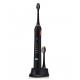 Black / White Recharable Sonic Family Electric Toothbrush With Timer Function