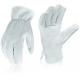 OEM ODM Truck Drivers White Rigger Work Safety Leather Gloves Breathable
