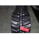 Joint Free Continuous Rubber Track 52.5mm Pitch Anti Slip In Black Color