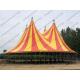 Yellow / Red Outdoor Event Tent PVC Roof Covering High Peak Used For Open - Air Party