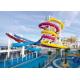 Family Entertainment Big Water Slides Customized Size Anti - Ultraviolet Material