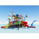 Fun Design Outdoor Water Park Fiberglass Water Slide Water Playground Equipment