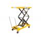 Steel Foot Pump Hydraulic Lift Table , Durable Movable Double Scissor Lift