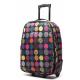 Colorful 170T Polyester Lining EVA Expandable Luggage