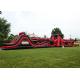 Super Explorer Inflatable Obstacle Course Red Color Double Stitching