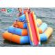 CE  Inflatable Water Toys / Commercial Inflatable Water Slide With Climbing Tower Water Toys For Lake