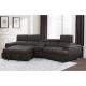 High quality Modern style fabric corner sofa set with USB Sectional living room tea table set sofa