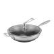 Long Service Life Non Stick 32cm Frying Pan Stainless Steel Material