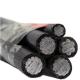 3+2 Core Low Voltage Aerial Bundled Cable With Street Lighting Conductor