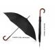 BSCI Normal Standard Size 190T Pongee Fabric Wooden Handle Umbrella