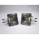 Square Style E14 Oven Lamp Assembly , Concise Full Frosted Oven Bulb Holder