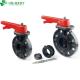 Flange End Connect PVC Manual Water Butterfly Valve for Normal Pressure Water Supply