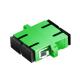 Single Mode Duplex Fiber Optic Adapter SC UPC APC Green Color