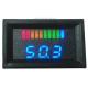 battery gauge blue dual LED line Digital Battery Discharge Indicator for electric LSV NSV golf carts 12V up to 200V