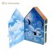 Gift Tree Calendar Box Skin Care Tools Toy Craft Electrons House Shape Gift Advent Calendar Packaging Box