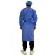Breathable Safety Caring Disposable Surgical Gown Blue SMS Surgical PPE Gown
