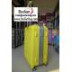 20''+24''+28'' three piece set PP aluminum frame luggage set from reliable manufacture
