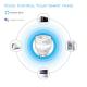 100-240V AC WIFI Smart Plug Tuya Home Energy Meter Remote Control EU Automation App