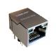 509021039 Single Port Rj45 Connector With Integrated 10/100 Lan Tab-Up