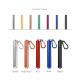 FDA Approved Collapsible Stainless Steel Straws , Metal Bubble Tea Straws