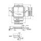 Integrated Circuit Chip Microcontrollers  MC68HC908AP32CFB MOTOROLA MQFP44