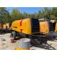 Refurbished Diesel Used Concrete Trailer Pump HBT6016-C5D 6860 Kg