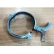 Non Rusting 250mm Quick Release Pipe Clip Duct Hose Clamp With PVC Lining