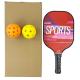 Pickle Padel Set Pickelball Requet Edge Guard Carbon Fiber Paddle With Ball In Bag