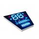 120mcd LED Seven Segment Display 80mW Tri For Electric Motorcycle Vehicle