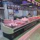 Frost Free Fresh Meat Case , 190L Meat Display Counter Cold Storage