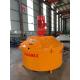 Industrial Precast Concrete Mixer Orange Color Heavy Duty Stable Performance