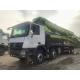 Actros 4141 56 Meter Concrete Pump Truck , Used Construction Machinery