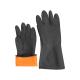 Natural Latex Industrial Rubber Gloves Comfortable Tear Resistant 50-120g