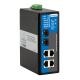 12VDC~48VDC 6 Port Full Gigabit Ethernet Switch With Metal Case -40~75℃