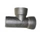AWWAC110153 Ductile Iron Fittings Socket Spigot Tee With Socket Branch