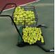 Customized Color Tennis Ball Collector Mower OEM Cart Basket Wheels