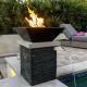 Outdoor Garden Low Smoke Metal Gas Fire Water Bowl Pool Fountain Waterfall