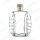500ml 750ml 1000ml Luxury Square Glass Packaging Whiskey Liquor Bottle for Gin Wine