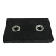 Custom Rubber POT Coated Neodymium Rectangular Magnets with Two Holes Full Force As Request