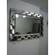Multi Facet Frame Decorative Wall Mirrors For Bedroom Color Optional